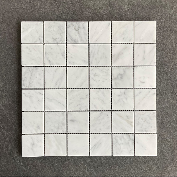 2" x 2" Grid Marble Mosaic Wall & Floor Tile