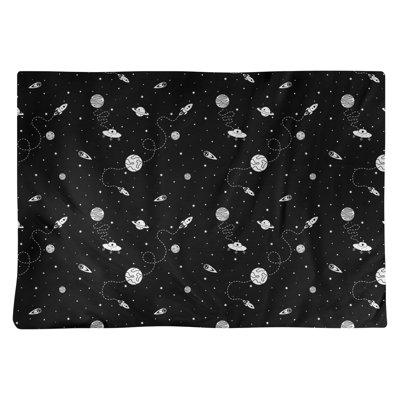 Napperon en coton 18 po Outer Space