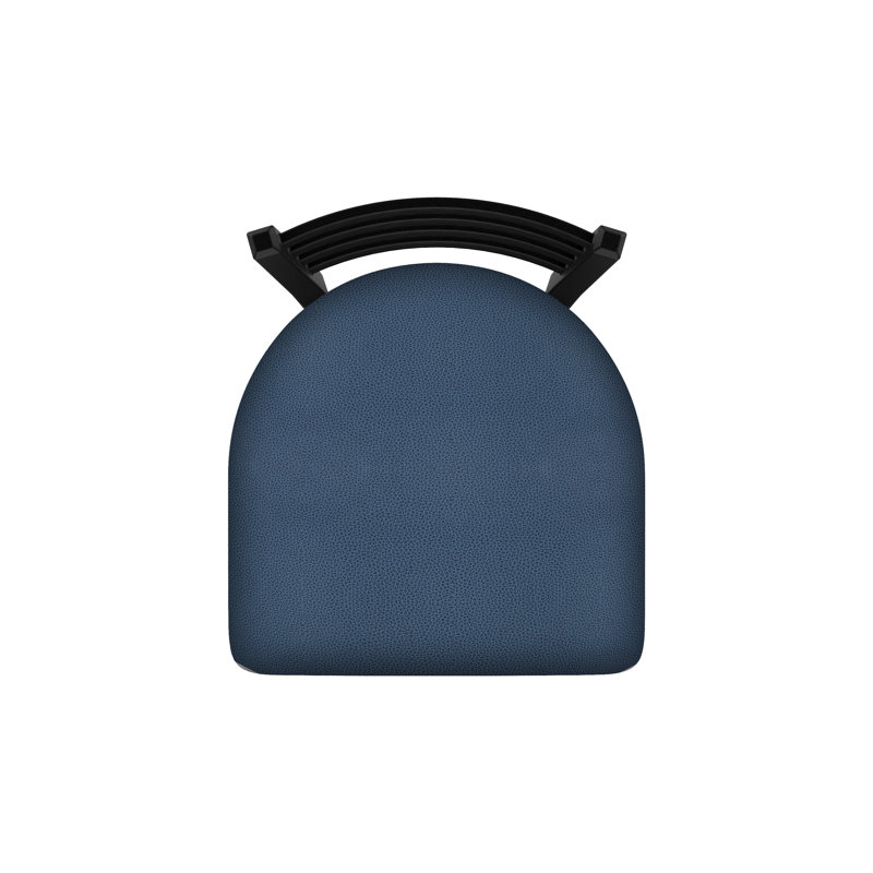 400 Jackie Chair, Vinyl-Rein Bay, Black Wrinkle