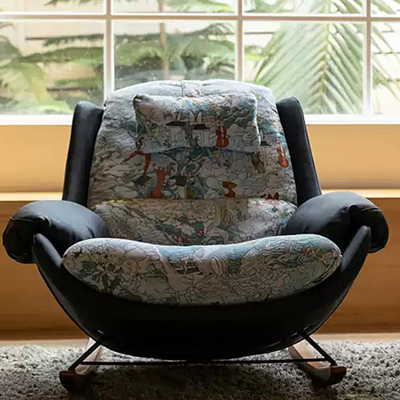 Ergonomically comfortable rocking chair
