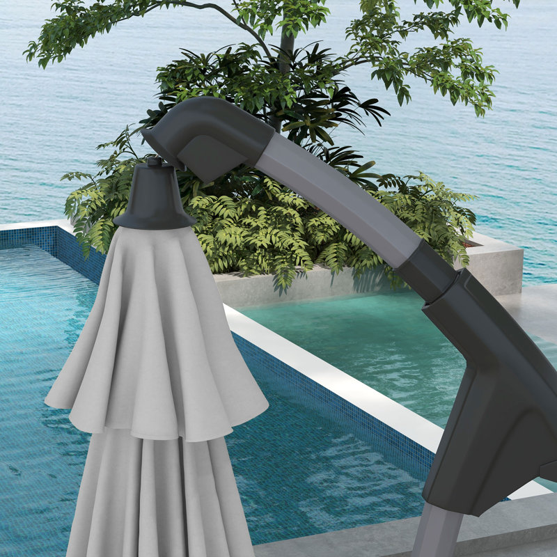 Bridon 276cm Parasol, Grey