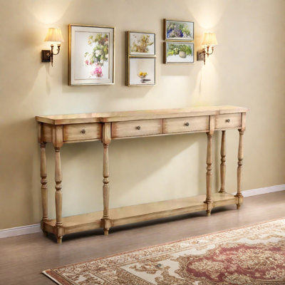Console rustique peinte