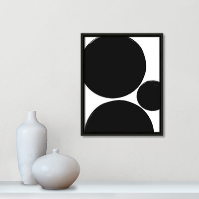 «Line Dessin Collection Bowring Dots» encadré sur toile par Leah Straatsma