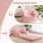 2 In 1 Convertible Pink Faux Fur Bean Bag Sofa Chair-519206338
