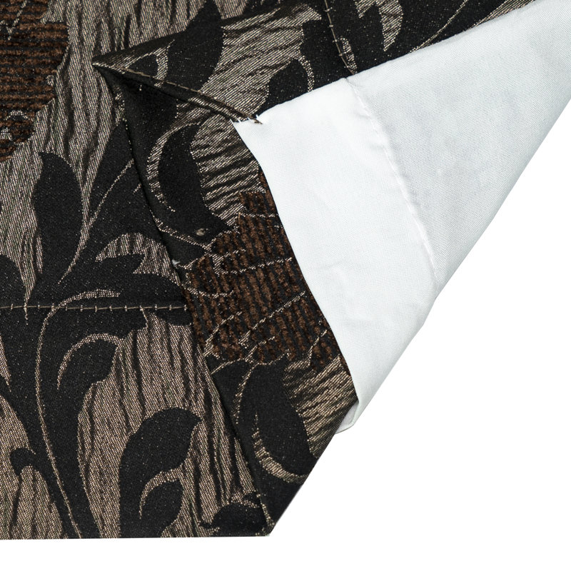 Andranae Blackout Curtain Pair, 117 W x 137 D cm, Chocolate