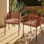 Fabiano Patio Dining Armchair with Cushion-240211029