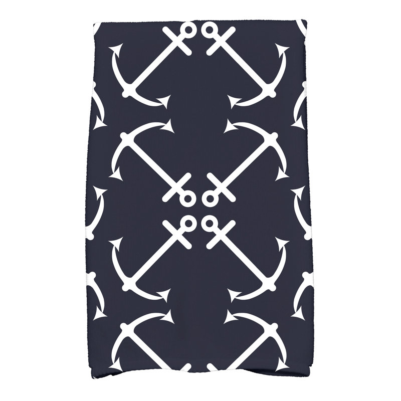 Hancock Tea Towel Kitchen Towel, Navy
