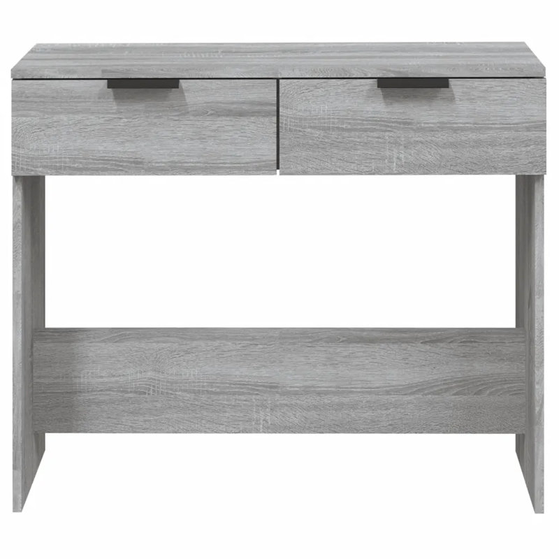 vidaXL Console Table Decorative Accent Table for Entryway Engineered Wood, Grey Sonoma
