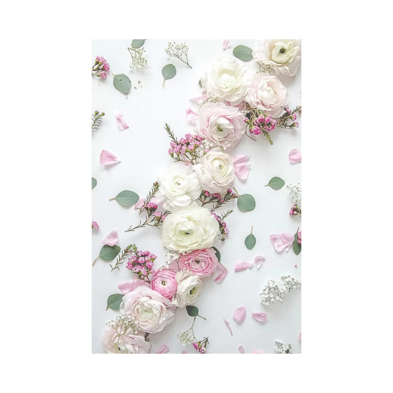 Spring Bouquet III Green by Monika Strigel - Wrapped Canvas Print, 20.32 cm H x 30.48 cm W