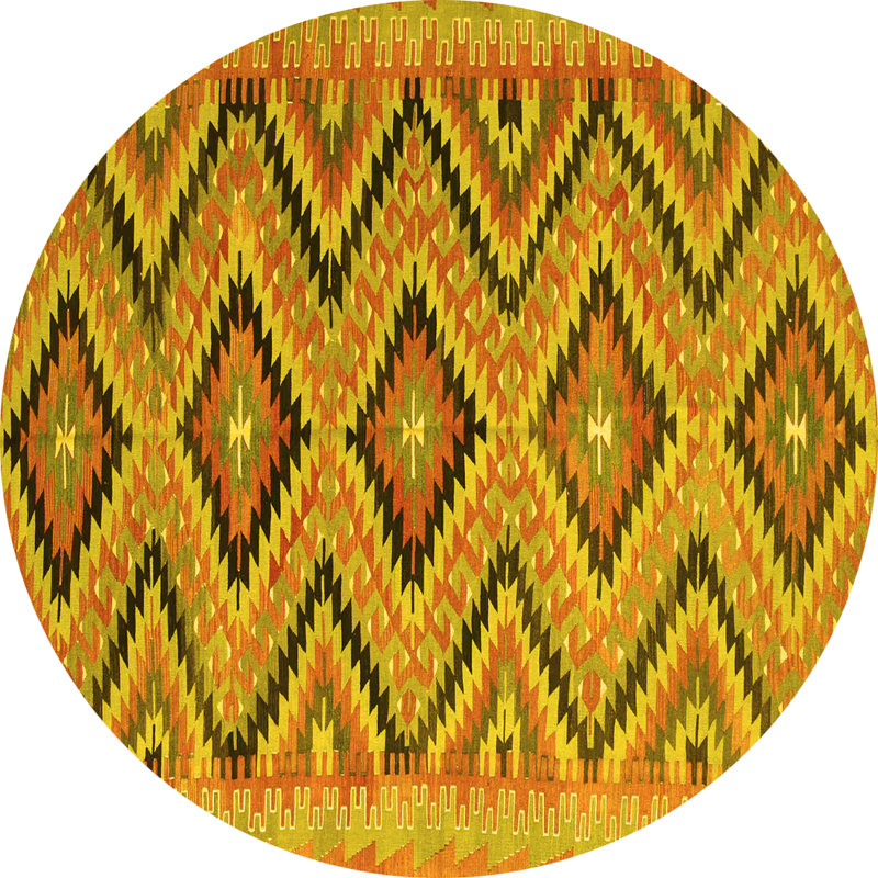 Performance Southwestern Indoor Rug, Square 5'