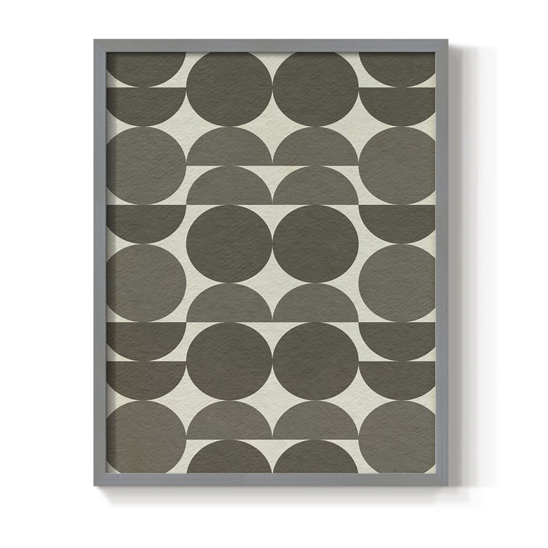 Neutre Subtle Shift II, reproduction encadrée - bois massif, Gris, H 30 po x l 24 po