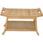 Spateak Grade-A Teak Wood Adelaide Shower Seat 30" Outdoor Patio Stool Bench