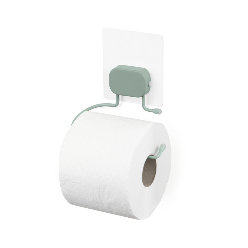 Quiles Wall Mounted Toilet Paper Holder, Green