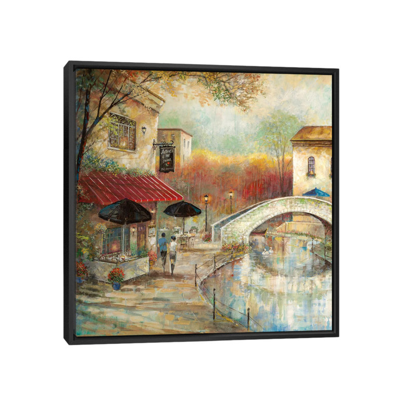 «Arthur's I» par Ruane Manning - reproduction d'art, H 26 po x l 26 po x P 1,5 po, Aucun mat, Toile avec cadre noir