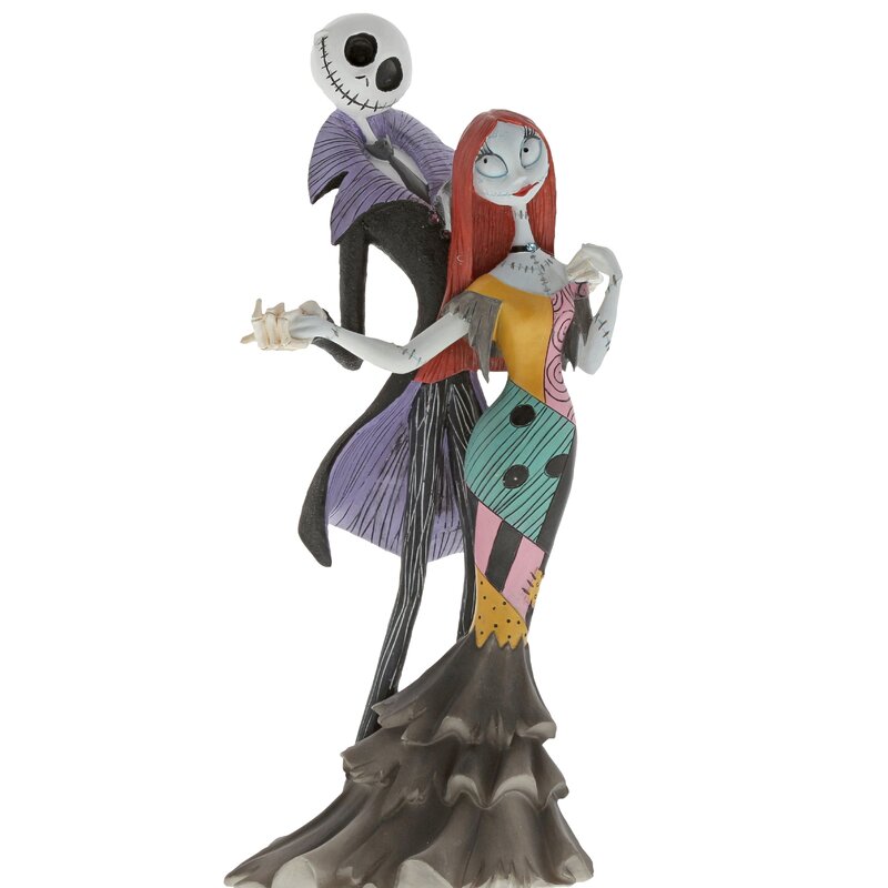 Disney Showcase Collection Jack and Sally Disney Figurine | Wayfair.co.uk