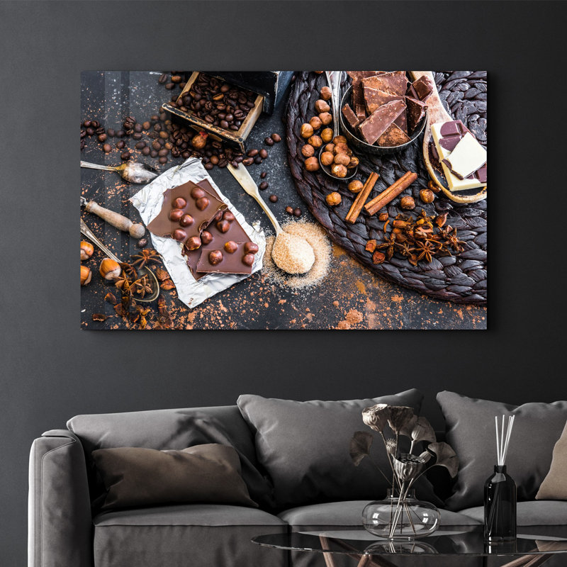 Peinture murale élégante en verre trempé 18,1 po x 28,3 po | 100% verre trempé, épaisseur: 0,16 pouce | Imprimé UV pour des couleurs éclatantes et une durabilité | Parfait pour la décoration intérieure et l'esthétique moderne