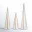 7/11/13" Bristle In Glass Tree Set of 3