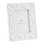Eden White Ceramic Single Picture Frame