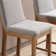 Alayha Upholstered 26'' Counter Stool with Solid Wood Frame