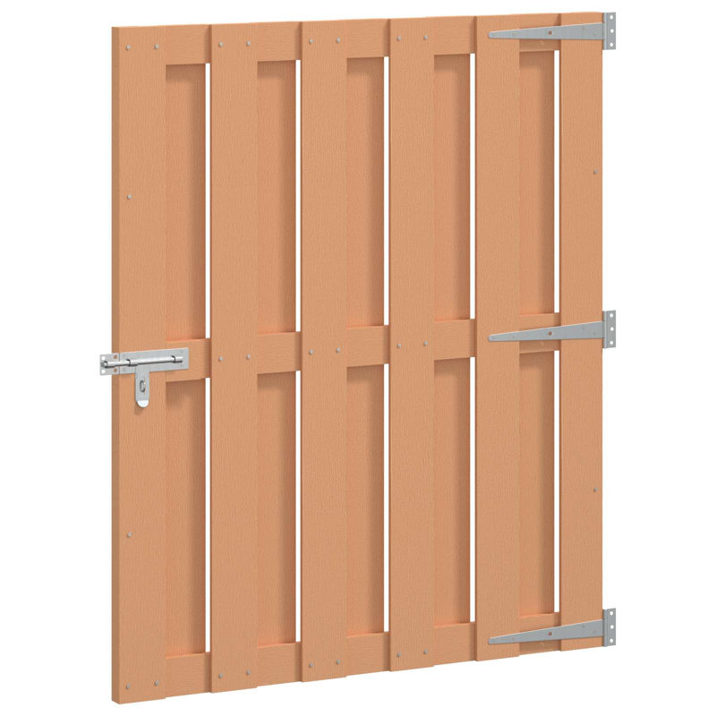 100 cm W Aluminium Gate Fencing, Brown