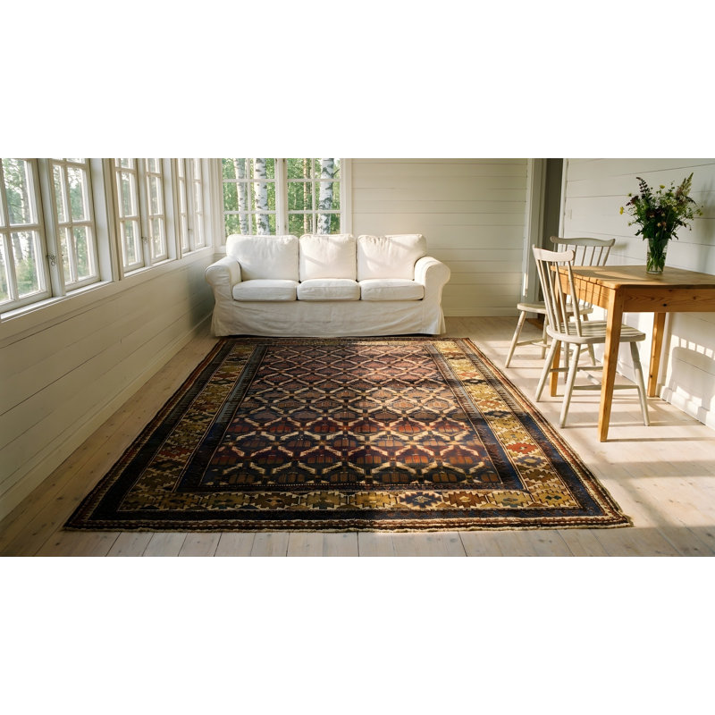 Tapis bleu antique Caucase - Shirvan