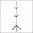 Coat Racks, Modern Industrial 4-Tier 8-Hook Free Standing 70” H for Entryway/Bedroom | Black | Metal