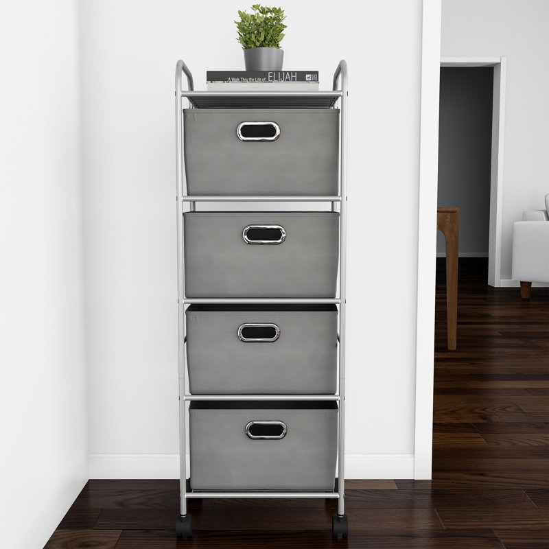 Maddyel 4 Drawer Rolling Storage Chest