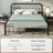 Kawamoto Metal Platform Bed Frame with Elegant Modern Design-1191489906-1191489908