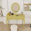 Bureau de maquillage avec miroir et tiroirs de rangement-240155980