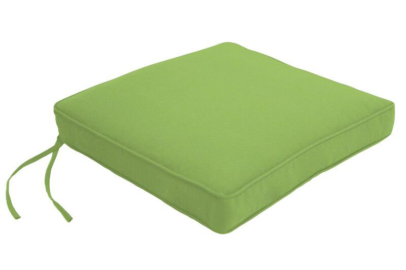 Coussin de chaise en sunbrella, H 2,5 po x l 19 po x P 18 po, Toile Toile Ginkgo Sunbrella®