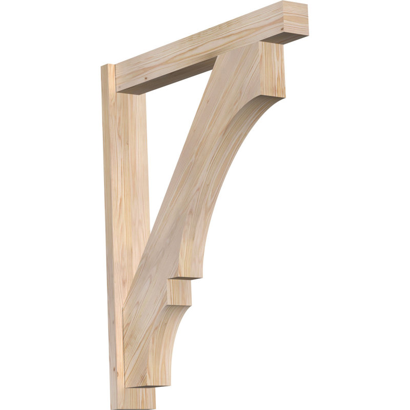 Bloc balboa rustique en bois rustique, P 34 po x H 42 po, Sapin Douglas de 8 po (sciage brut)