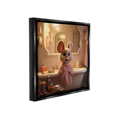 «Mouse In Relaxing Bath» par RB sur toile