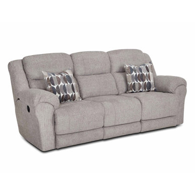 Sager Manual Reclining Sofa with Pillows