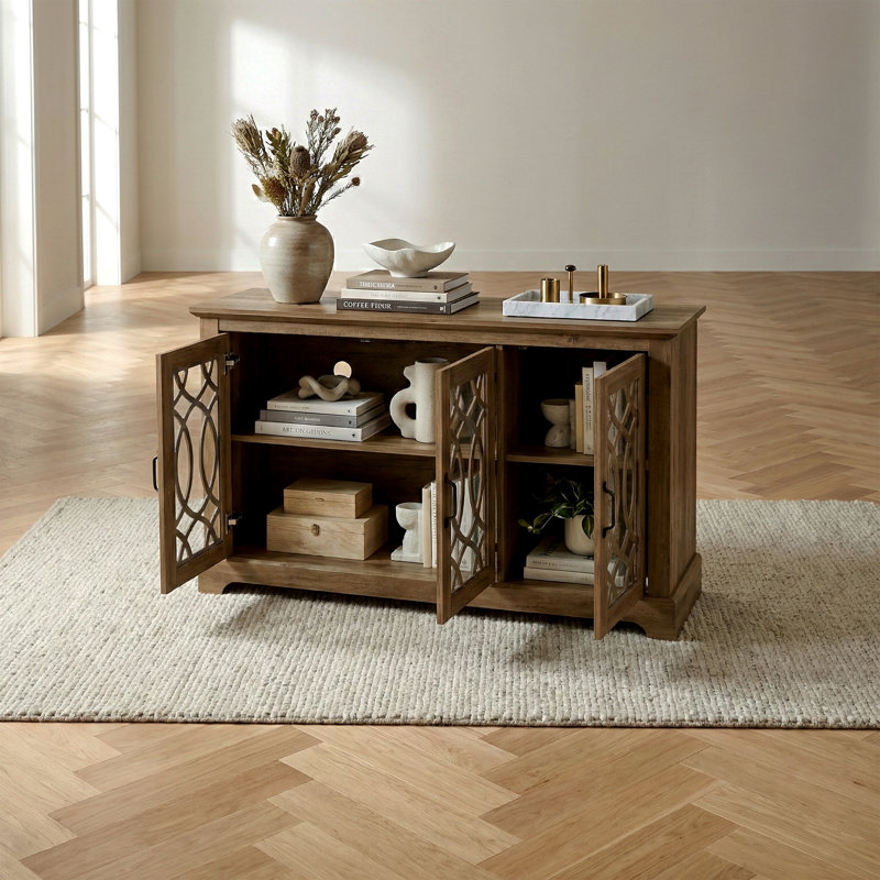 Allivia 45.7'' Wide Sideboard, Knotty Oak