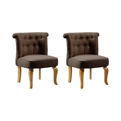 Meriwether Tufted Fabric Upholstered Dining Chair