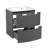 Pangburn 26.3'' Single Bathroom Vanity with Acrylic Top with Mirror-360453939
