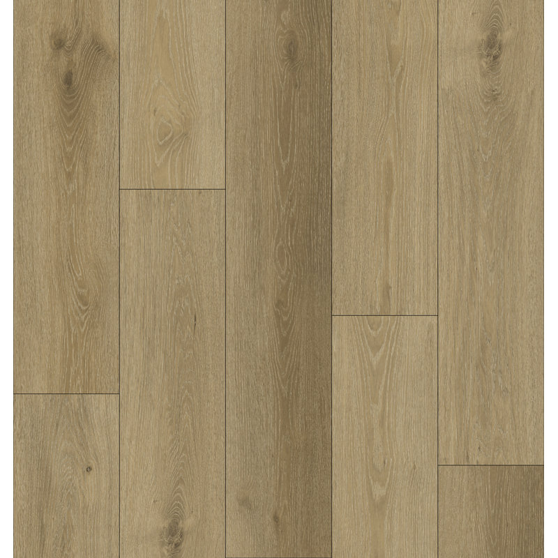 0.2mm Thick 48'' W x 72'' L Vinyl Plank, Gray Oak
