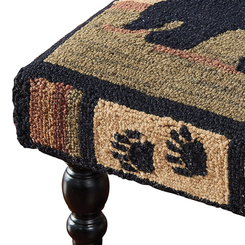 Huldah Solid Wood Accent Stool