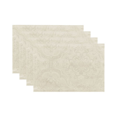 Corson Polyester Damask Rectangle Placemat