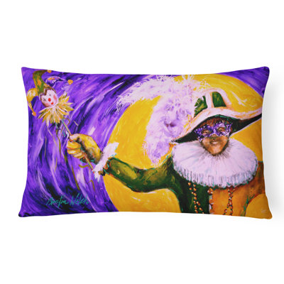 Mardi Gras Hey Mister Indoor/Outdoor Throw Pillow