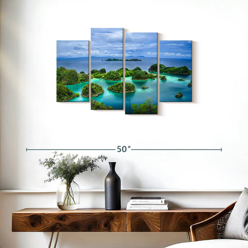 Pianemo Islands, 22" H x 36" W