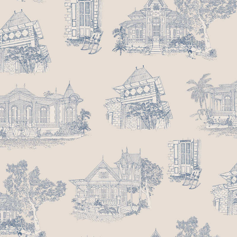 Pain d'épices "Gingerbread Haiti" Wallpaper, ivory-karabela