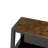 Wooden Storage TV Stand Black Tempered Glass Height Adjustable Universal Swivel Entertainment Center With Mount TV Stand, Rustic Browm-2128532724