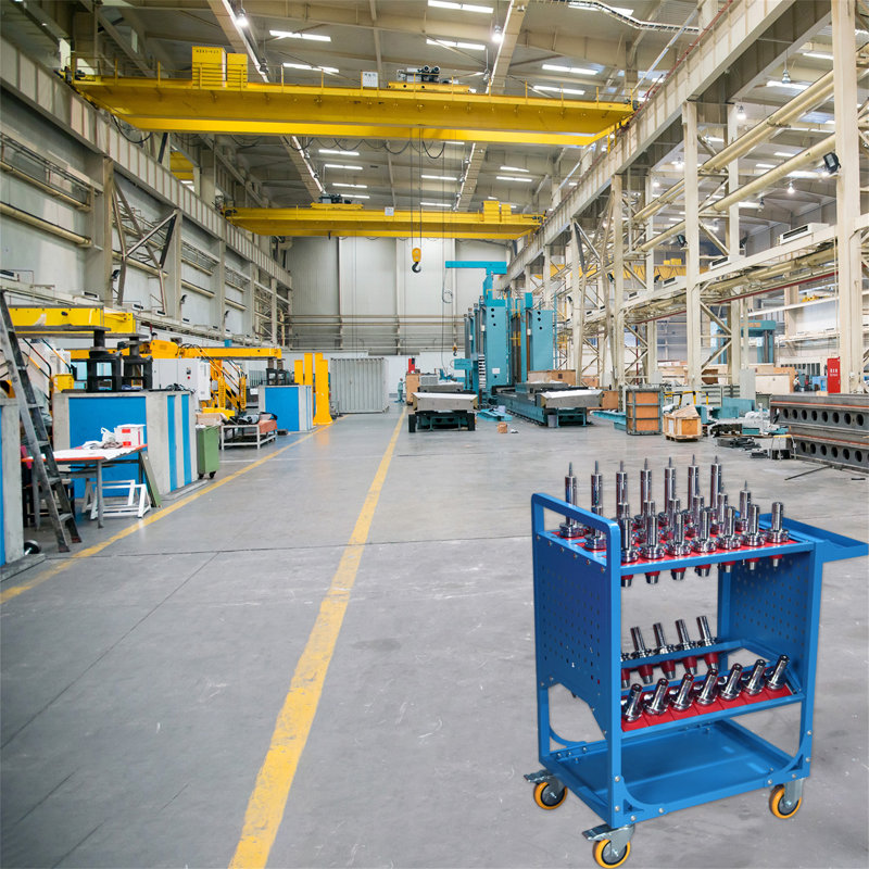 Chariot à outils 40 Porte-outils coniques Chariot à outils CAT40 Chariot à outils BT40 Chariots de service Chariot de service pour machines-outils à commande numérique (capacité CAT40 35)