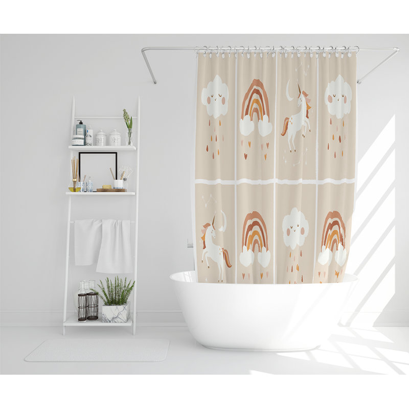 Ellagh 13 Piece Polyester Shower Curtain Set