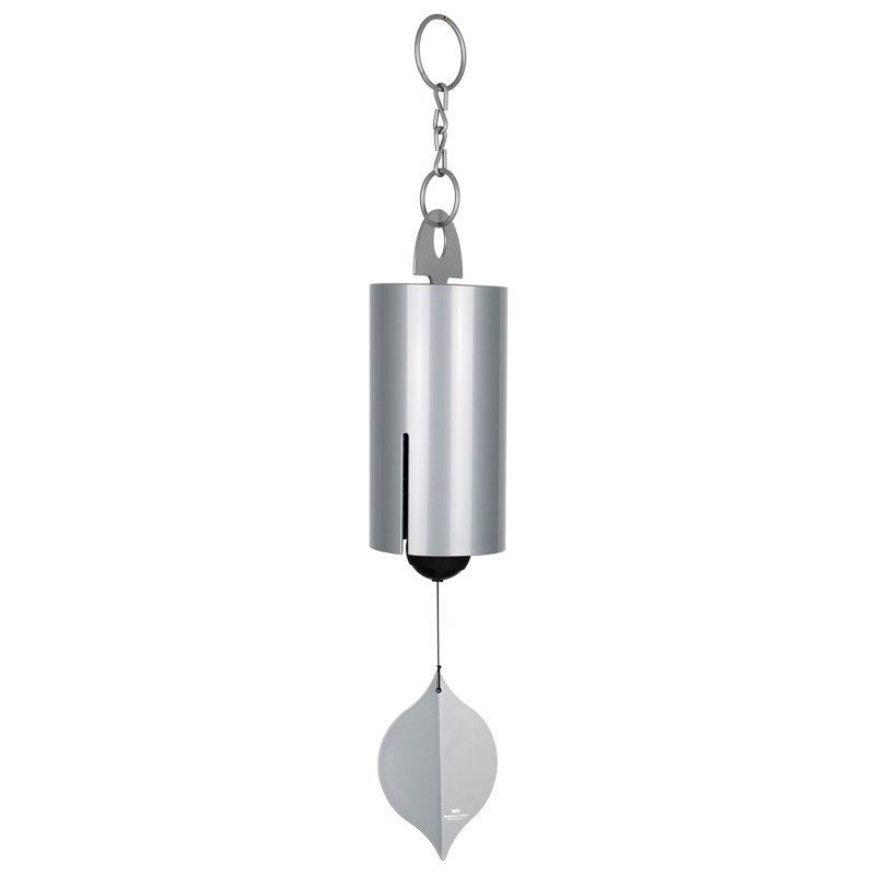 Carillon Heroic Windbell ™, H 40 po x l 6 po x P 6 po, Gris havre