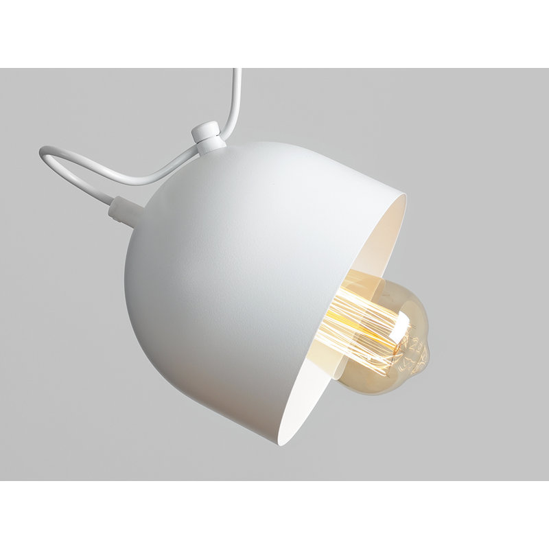 Allan 1 - Light Dome Pendant, White
