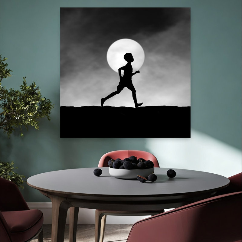 «The Dream Catcher», impression d'art mural paysage abstrait surréel, H 36 po x l 36 po