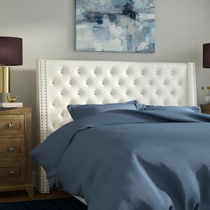 Walthall Upholstered Wingback Headboard (incomplete 1 box only)(ours is silver grey)