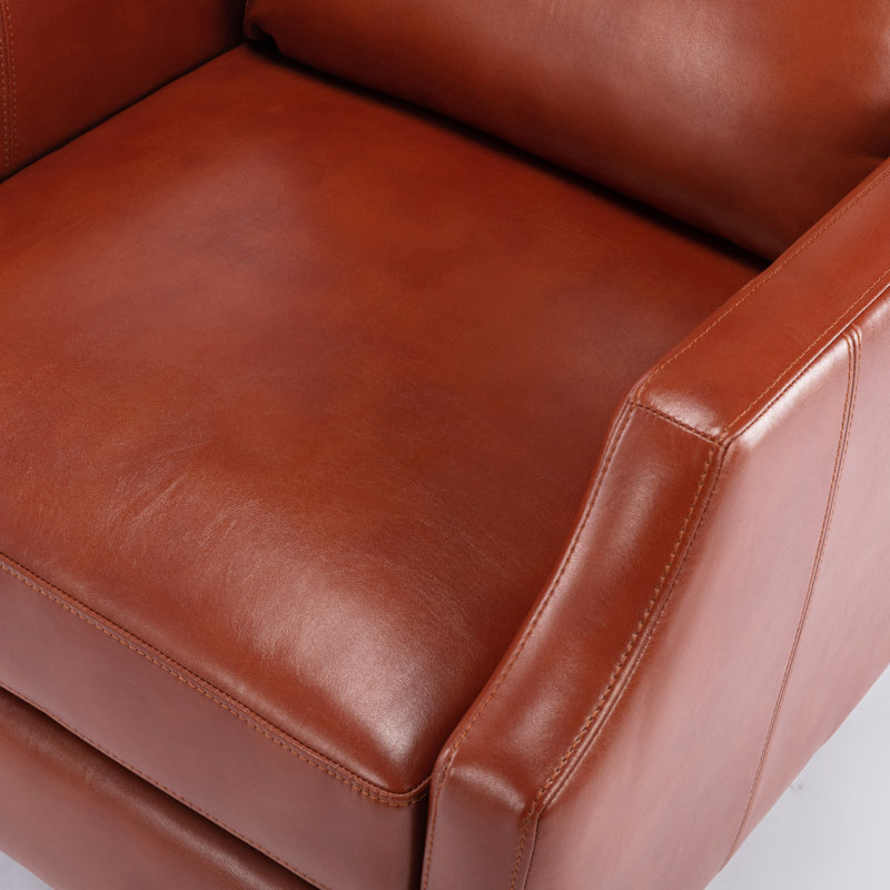 Fauteuil inclinable souple, fauteuil inclinable par pression Biscoe - caramel
